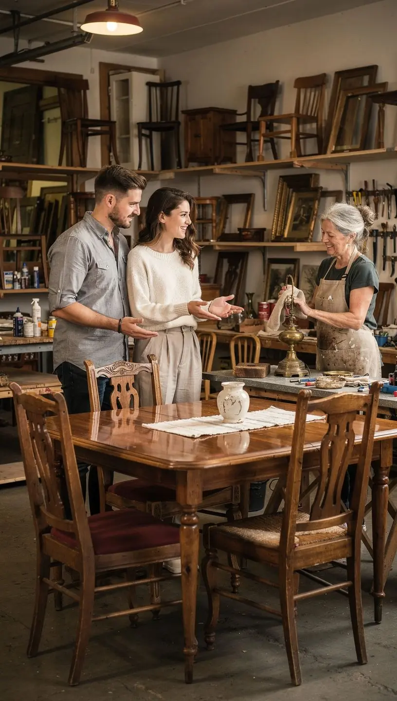 Expert refinishing techniques for vintage wooden surfaces